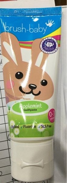 KEM ĐÁNH RĂNG BRUSH BABY BẠC HÀ 0-3y 50ml