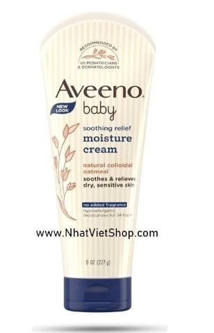 Kem Dưỡng Da Nhạy Cảm Cho Bé Aveeno Baby Soothing Relief (227g)