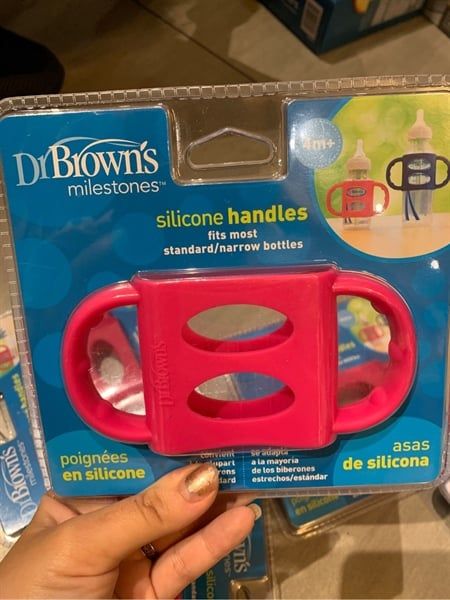 TAY CẦM BÌNH CỔ RỘNG DR.BROWN MỸ MÀU XANH