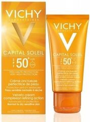 Vichy Capital Soleil Velvety Cream SPF 50+ - Kem Chống Nắng Dành Cho Da Khô Nhạy Cảm 50ml