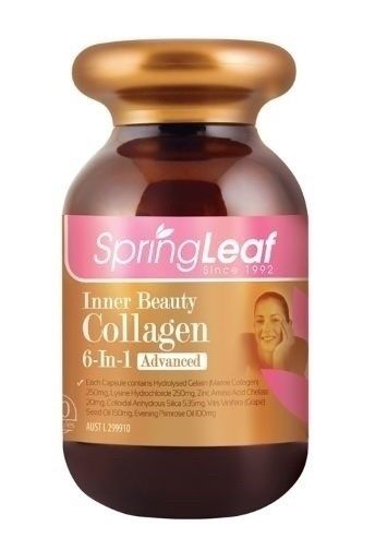 Viên uống Collagen Inner Beaty 6in1 Advanced SpringLeaf 180v - Uc