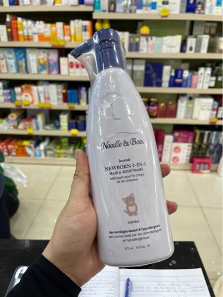TẮM GỘI NOODLE & BOO NEWBORN 2IN1 LAVANDE 473ML