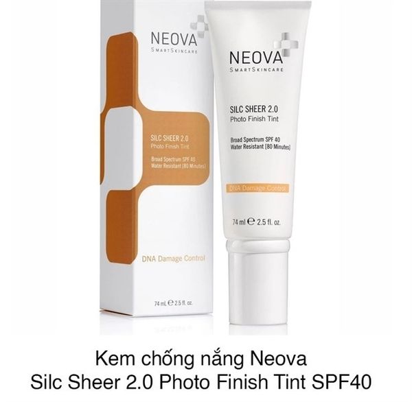 xt KEM NỀN CHỐNG NẮNG BẢO VỆ TIA UVA/UVB NEOVA DNA DAMAGE CONTRONL SILC SHEER SPF 40