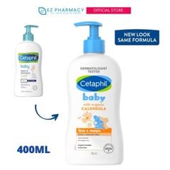 Sữa tắm gội trẻ em Cetaphil tinh chất hoa cúc 400ml