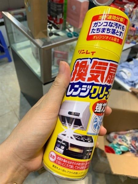 Xịt khử mảng bám dầu mỡ Rinrei 330ml