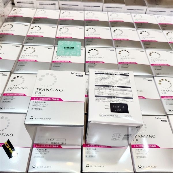 Transino trị nám 240viên mẫu mới
