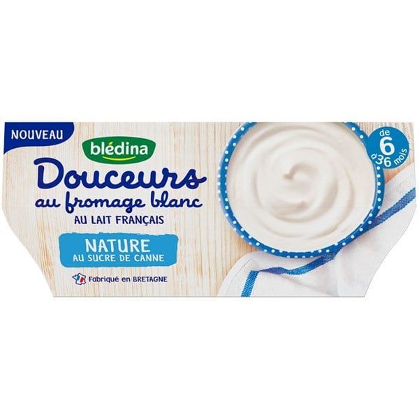 Sữa chua phô mai BLEDINA vị tự nhiên (400g)