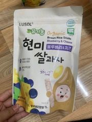 Bánh ăn dặm LUSOL blueberry & cheese (30g)