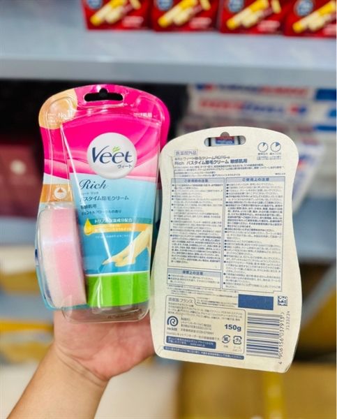 Kem Tẩy Lông Veet Rich 150g Nhật