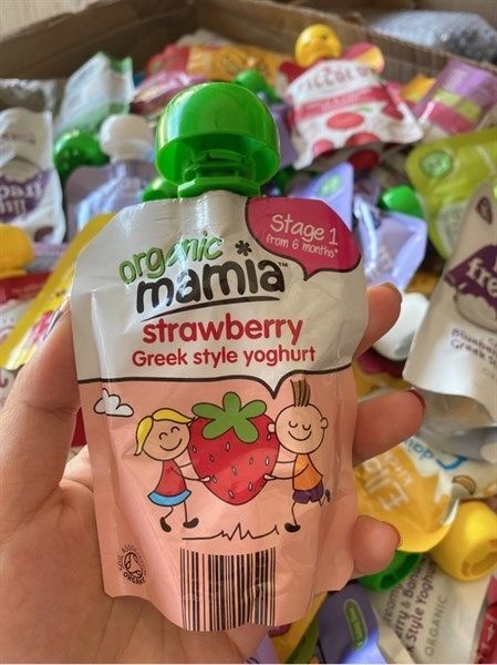 Sữa chua túi Organic Mamia vị Mango 90g