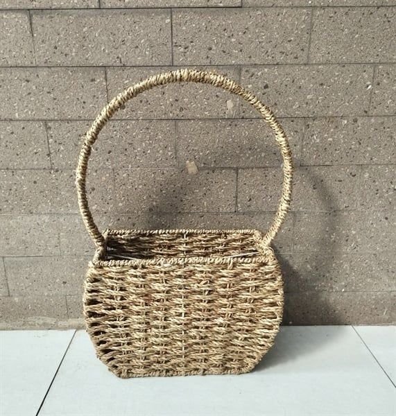 Giỏ Trái Cây Đan Cói Bầu