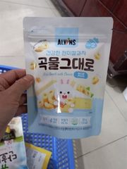 THỰC PHẨM BỔ SUNG BÁNH GẠO LỨT CHO BÉ VỊ PHÔ MAI ALVINS 30GR
