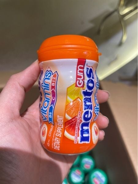 Kẹo MENTOS Vitamins B6, C, B12 (45v)