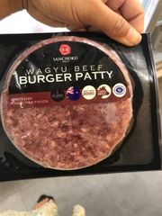 THỊT BÒ XAY ĐÔNG LẠNH SANCHOKU WAGYU BURGER PATTY 200G