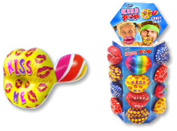 Kẹo mút câu vòng Wom