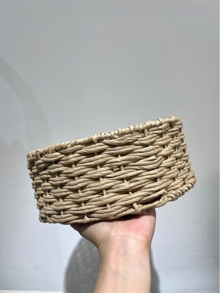 Giỏ trái cây lục bình / cói tròn 2 size