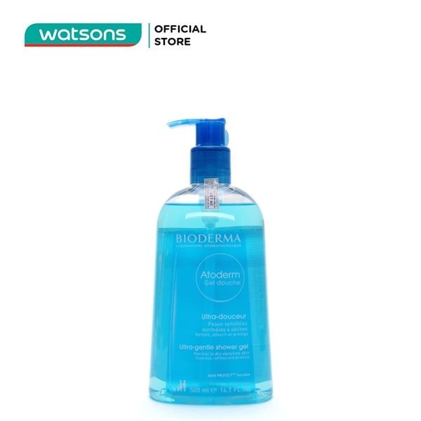 Gel Tắm Bioderma Atoderm Gel Douche Dịu Nhẹ Làm Dịu Và Bảo Vệ Dành Cho Da Khô, Nhạy Cảm 500ml