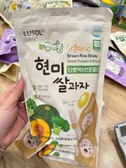 Bánh ăn dặm LUSOL sweet pumokin & broccoli (30g)