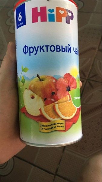 Trà dinh dưỡng HIPP vị táo, cam (200r)