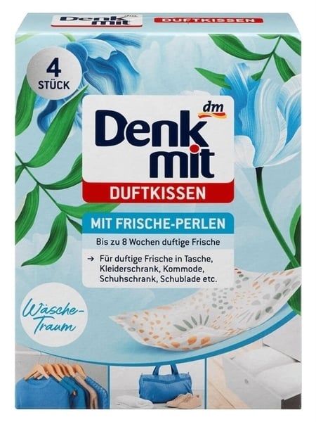 TÚI THƠM DENKMIT TEXTILERFRISCHER DUFTKISSEN WÄSCHE-TRAUM 4 TÚI