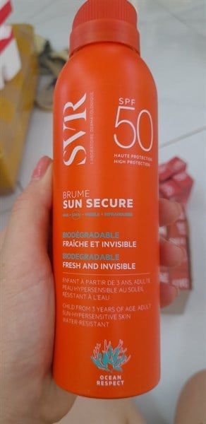 Kem Chống Nắng Dạng Xịt SVR Sun Secure Spray SPF50+ 200ml