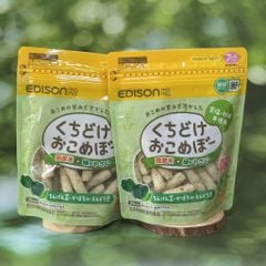 Bánh Gạo Que Ăn Dặm Edisonmama Vị Rau Củ Xanh (25g)