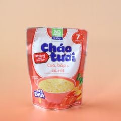 Cháo Tươi SG Food Vị Cua, Bắp, Cà Rốt (240g)