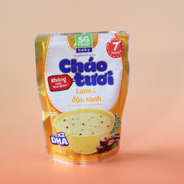 Cháo Tươi SG Food Vị Lươn, Đậu Xanh (240g)