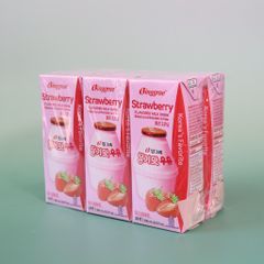 Sữa Binggrae Hàn Quốc Hương Vị Dâu (200ml x 6)