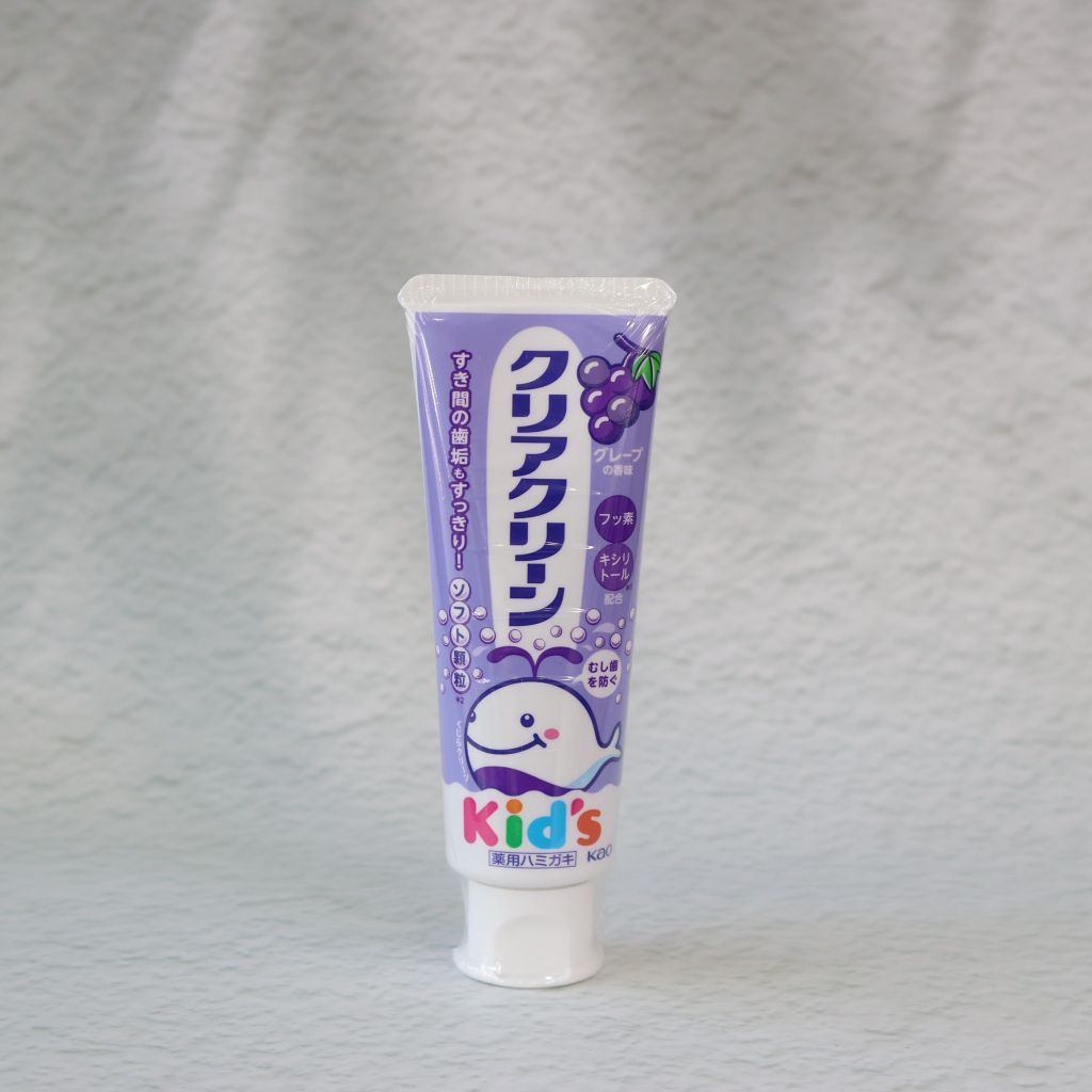 Kem Đánh Răng Trẻ Em Nhật Kid's Vị Nho (Tuýp)
