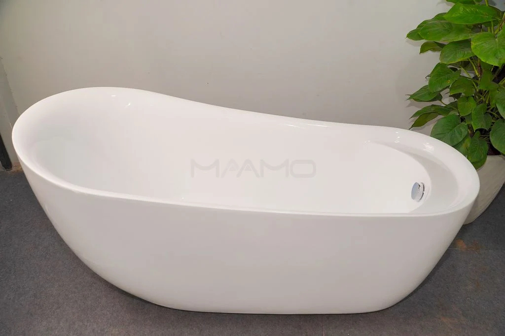 Bồn tắm tròn MAAMO MA-2321MV gắn massage và sen vòi