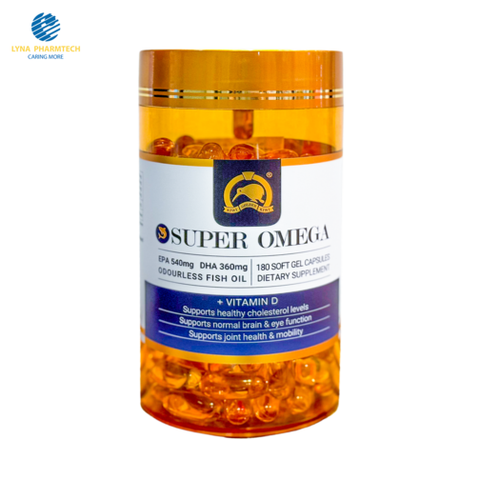  Thực phẩm bảo vệ sức khỏe KIWI GOLDEN KIWI Super Omega SGC Hộp 180 viên 