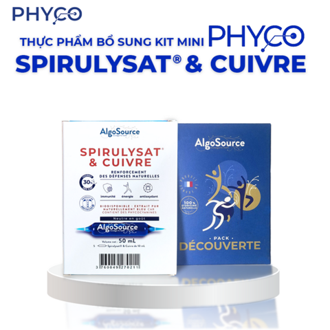  Thực phẩm bổ sung KIT Mini PHYCO SPIRULYSAT & CUIVRE 