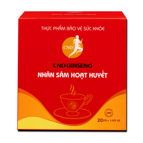  Thực phẩm bảo vệ sức khỏe CND Ginseng nhân sâm hoạt huyết (kèm túi) 