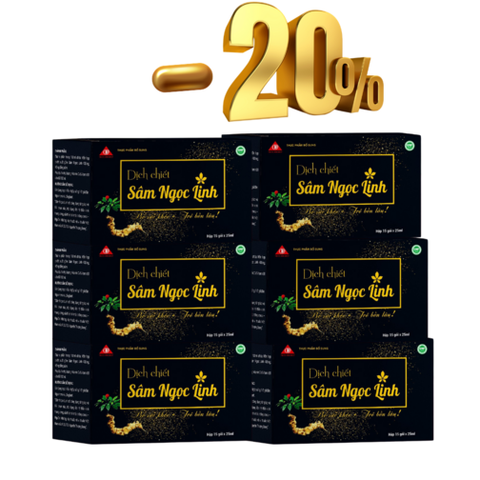  Combo 6 dịch chiết Sâm Ngọc Linh 
