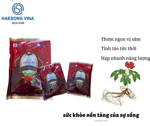  Kẹo Quả Sâm không đường Free Suger Ginseng Berry S candy 200g 