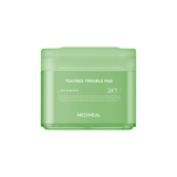  Toner Pad Mediheal Teatree Trouble Pad - Xanh lá 