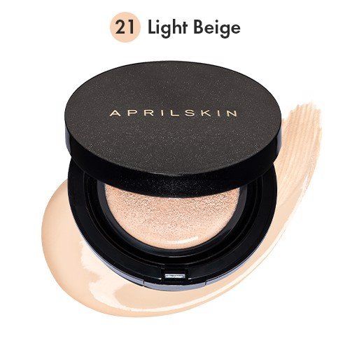  Phấn Nước AprilSkin Magic Snow Cushion 21 Light Beige 