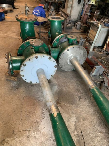  Đúc bơm - bích bơm ejector 
