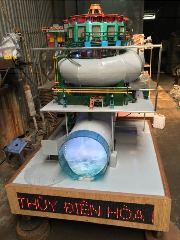  Mô hình Nhà máy Thủy điện Hòa Bình 