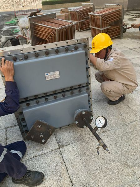  Bộ làm mát dầu ổ đỡ NMTĐ Tuyên Quang 