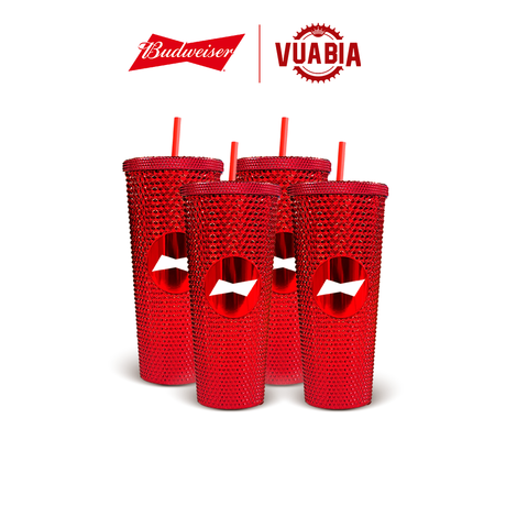 Combo 4 Ly Budweiser Blink - QUÀ TẶNG KHÔNG BÁN