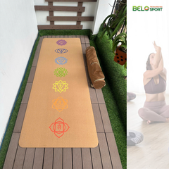 Thảm Yoga Clover Gỗ Bần
