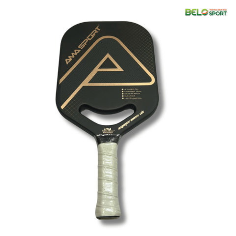 Vợt Pickleball AMASPORTS - PPR 001 Chất Liệu Sợi Carbon 3K Màu Đen