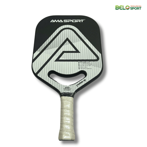Vợt Pickleball AMASPORTS - PP 002 Chất Liệu Sợi Carbon 3K Màu Trắng
