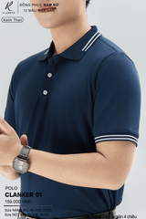 Áo Polo Thể Thao CLANKER 01 Nam , Nữ Mùa Xanh Than Vải Cá Sấu Thể Thao Mịn Co Dãn 4 Chiều Phủ Nano Kháng Khuẩn