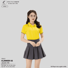 Áo Polo Thể Thao CLANKER 02 Nam , Nữ Màu Thiên Thanh