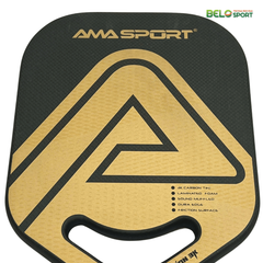 Vợt Pickleball AMASPORTS - PP 002 Chất Liệu Sợi Carbon 3K Màu Vàng