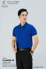 Áo Polo Thể Thao CLANKER 01 Nam , Nữ Màu Trắng Viền Đỏ Vải Cá Sấu Thể Thao Mịn Co Dãn 4 Chiều Phủ Nano Kháng Khuẩn