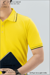 Áo Polo Thể Thao CLANKER 02 Nam , Nữ Màu Vàng